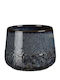 Mica Planter Ceramic Blue 13x13cm.