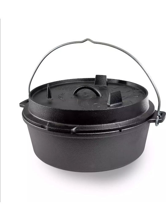 Origin Outdoors Dutch Oven Round Cast Iron 5.2lt 1pcs