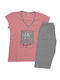Alina Summer Women's Pyjama Set Pink
