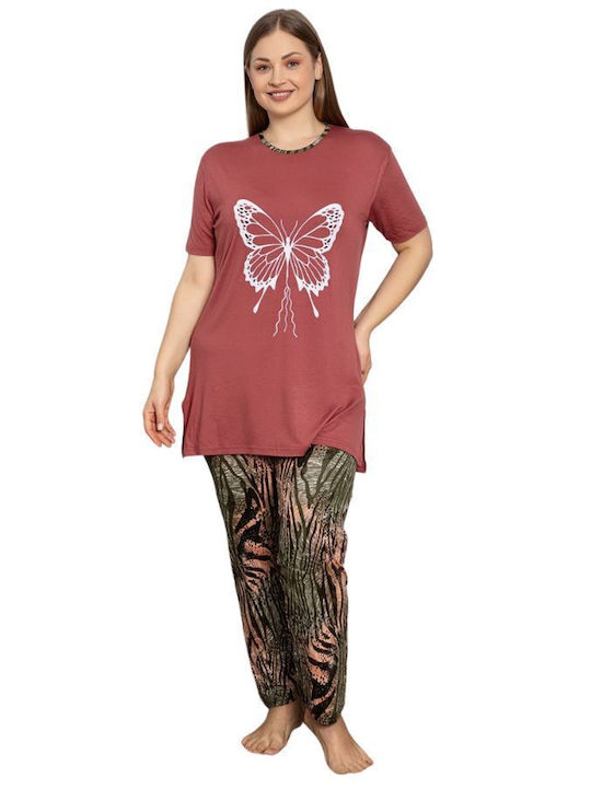 Baki Summer Women's Pyjama Set Pink