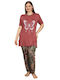Baki Summer Women's Pyjama Set Pink