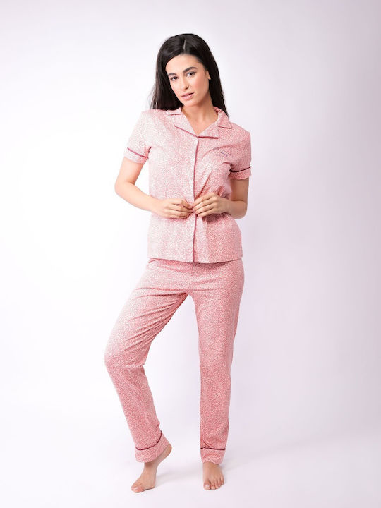 Sexen Summer Women's Pyjama Set Pink
