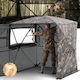 Vevor Hunting Blind See Through Σκηνή Κυνηγιού Καφέ για 5 Άτομα 178x178x205εκ.