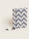 Beauty Home Wedding Wish Book Blue Zigzag
