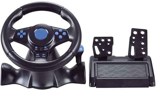 Andowl Steering Wheel with Shifter and Pedals for PC / PS3 (075817)