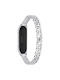 Rhinestone Decor Bracelet Xiaomi Mi Band 5 Silver