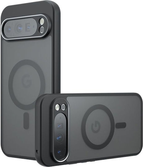 Techsuit Umschlag Rückseite Silikon Schwarz (Google Pixel 9 Pro XL)