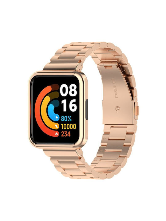Strap Stainless Steel Rose Gold (Redmi Watch 2 Lite)