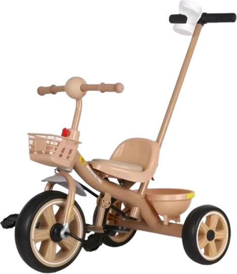 NBW Kinderdreirad mit Elterngriff für 2-5 Jahre Grau