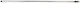 Chrome Pole 130cm Greek Thread