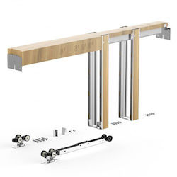 Vevor Μηχανισμός Συρόμενης Πόρτας 203.2cm Καφέ