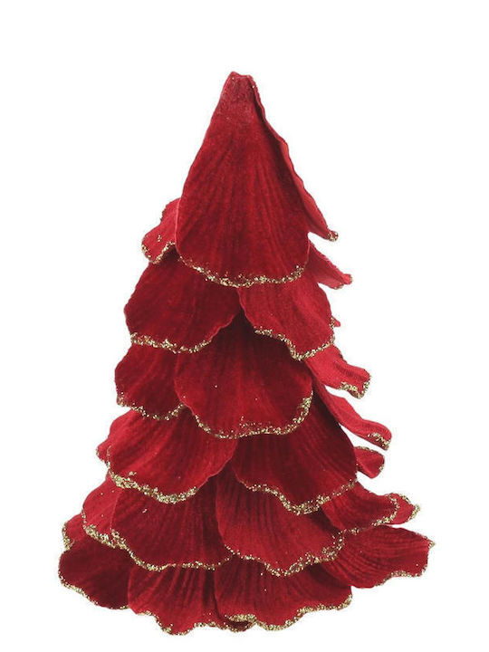 Decorațiune de Crăciun Material textil Braduleț 16cm. Roșu