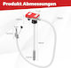 Costway Elektrische Kraftstoffpumpe mit Automatischer Abschaltfunktion 3,8 Gpm 3 Adaptergrößen Tb10005