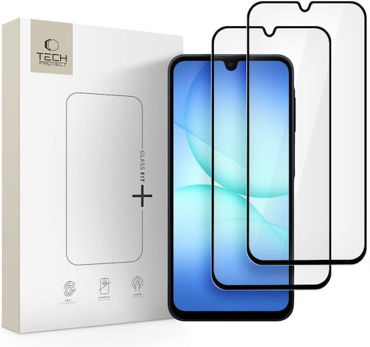 Tech-Protect Glass Fit+ 0.3mm Full Face Tempered Glass 2τμχ (Galaxy A16 4G / 5G / A26 5G / A17 4G / 5G / A27 5G) TPGFSA16B