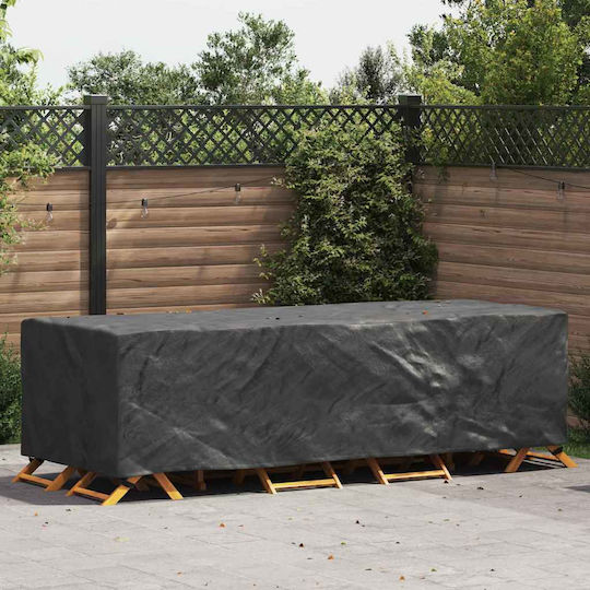 vidaXL Wasserdicht Schutzhülle Esstisch 270x110x70cm in Schwarz Farbe 1Stück