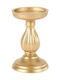 Beauty Home Christmas Gold Candlestick 17x10.5cm