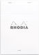 Rhodia No16 Notepad A5 Square White