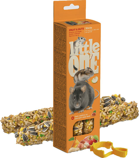 Little One Λιχουδιές Sticks Berries 2x60gr Χάμστερ