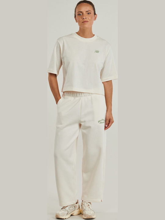 New Balance Sweatpants Fleece Beige