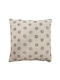 Sofa Cushion 100 Percent Cotton White 45x45cm