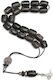 Roloi Komboloi Horn Worry Beads with 21 Beads Gray 32cm