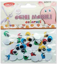 Ochi De Wiggle Colorati De 16 Mm