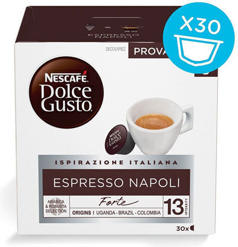 Nescafe Κάψουλες Espresso Espresso Napoli Napoli Συμβατές με Μηχανή Dolce Gusto 30caps