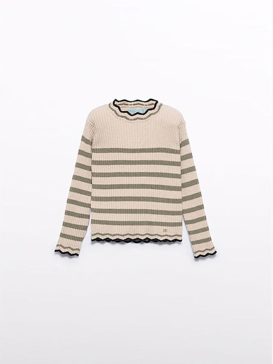 Kinderhemd Langarm Beige