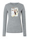 Damen Bluse Gray
