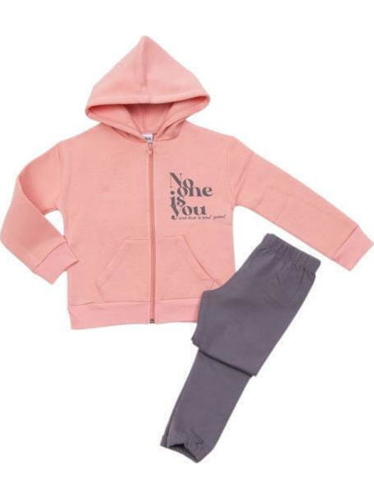 Kinder Sweatpants Set - Jogginganzug Salmon 2Stück