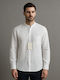 Langärmlig Hemd White