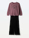 Kinder-Set mit Hose Winter 2Stück Purple