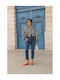 Damenjeans in Mom-Passform Blue