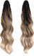 Postiche Curly Ponytail Synthetic Hair High Quality Clamper Blonde Ombre 24 Inches
