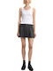 Rochie Mini Alb-Gri