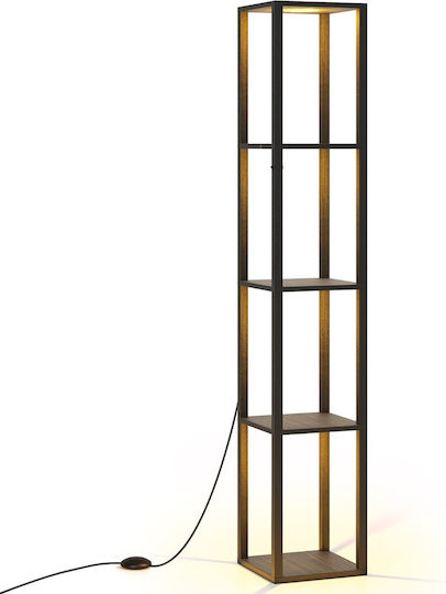 Costway LED Floor Lamp H161.3xL40cm Black