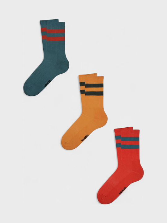 Soma Socks Ανδρικές Μονόχρωμες Κάλτσες Πολύχρωμες 3Pack