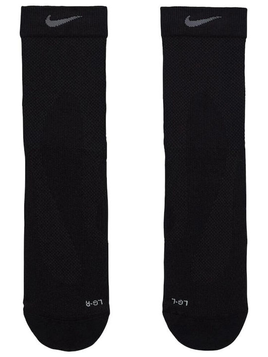 nike running socks black
