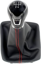 Manșon Mânere Schimbător Viteze Cusături Roșii Potrivit Pentru Seat Leon Mk3 5f 5 Viteze 2013-2020 Manșon Mânere Schimbător Viteze Cusături Roșii Potrivit Pentru Seat Leon Mk3 5f 5 Viteze 2013-2020