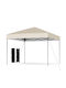 Costway Garden Freestanding Gazebo White 3x3cm