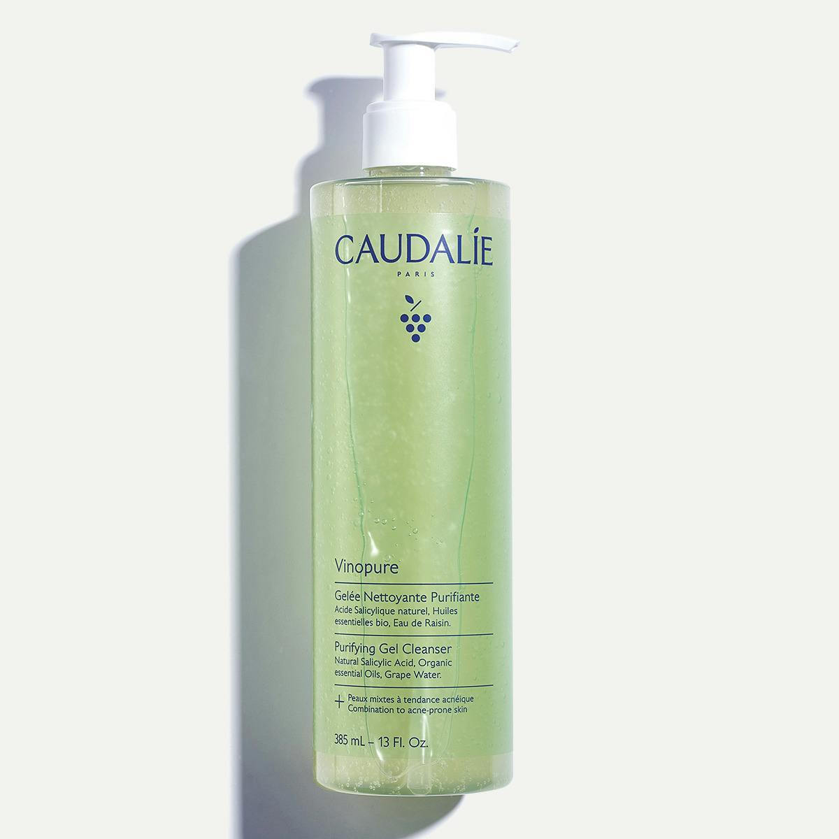 Caudalie Vinopure Gel Καθαρισμού Προσώπου για Ακνεϊκές Επιδερμίδες 385ml