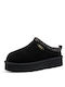 Mules mit Absatz in Schwarz Farbe