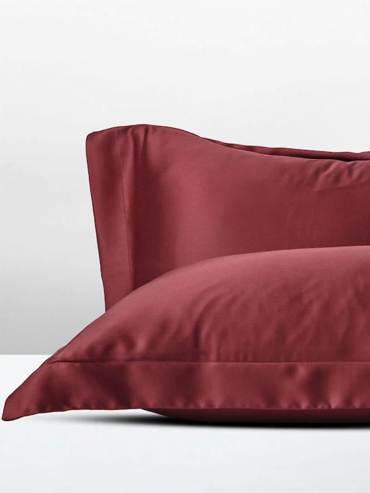 Charisma Tencel Pillowcase Set Ruby 52x78cm.