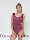 Women's T-Shirt with Spaghetti Strap Burgundy