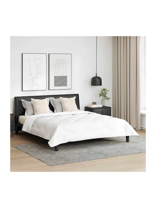 vidaXL Σετ Κουβέρτα King Size 260x220εκ. Λευκό ...