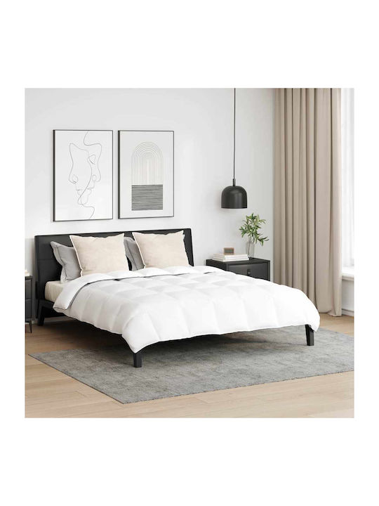 vidaXL Duvet Set Double with Microfiber Filling...