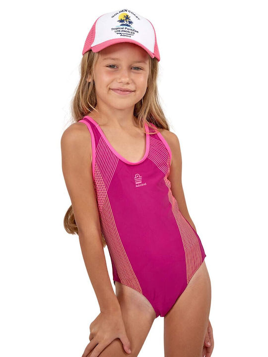 Admiral Kids Swimwear One-Piece Purple