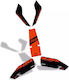 Gpk 3d Set Tank Pad Ktm Duke 250 2024-2025 Orange Black