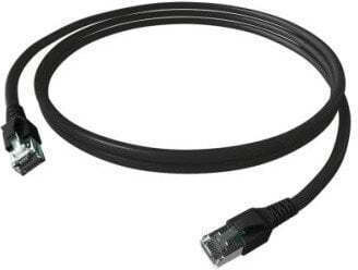 Easylan S/FTP Cat.6a Ethernet Network Cable 1m Black 1pcs