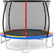 Costway Trampolină pentru copii Diametru 305cm cu Scară & Net